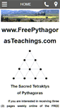 Mobile Screenshot of freepythagorasteachings.com