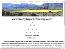 Tablet Screenshot of freepythagorasteachings.com